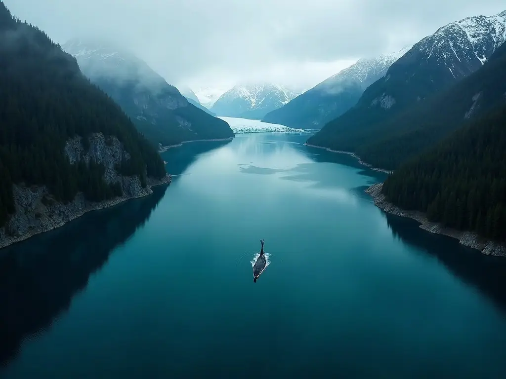 Whale watching in Alaska