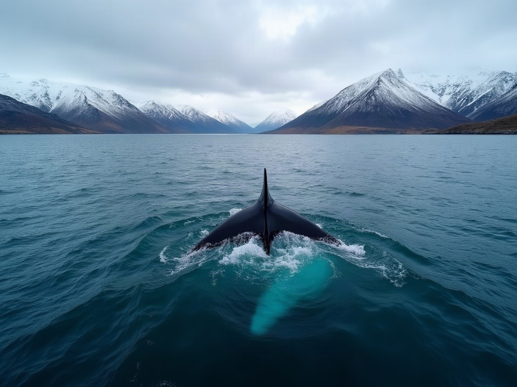 Whale watching in New Zealand