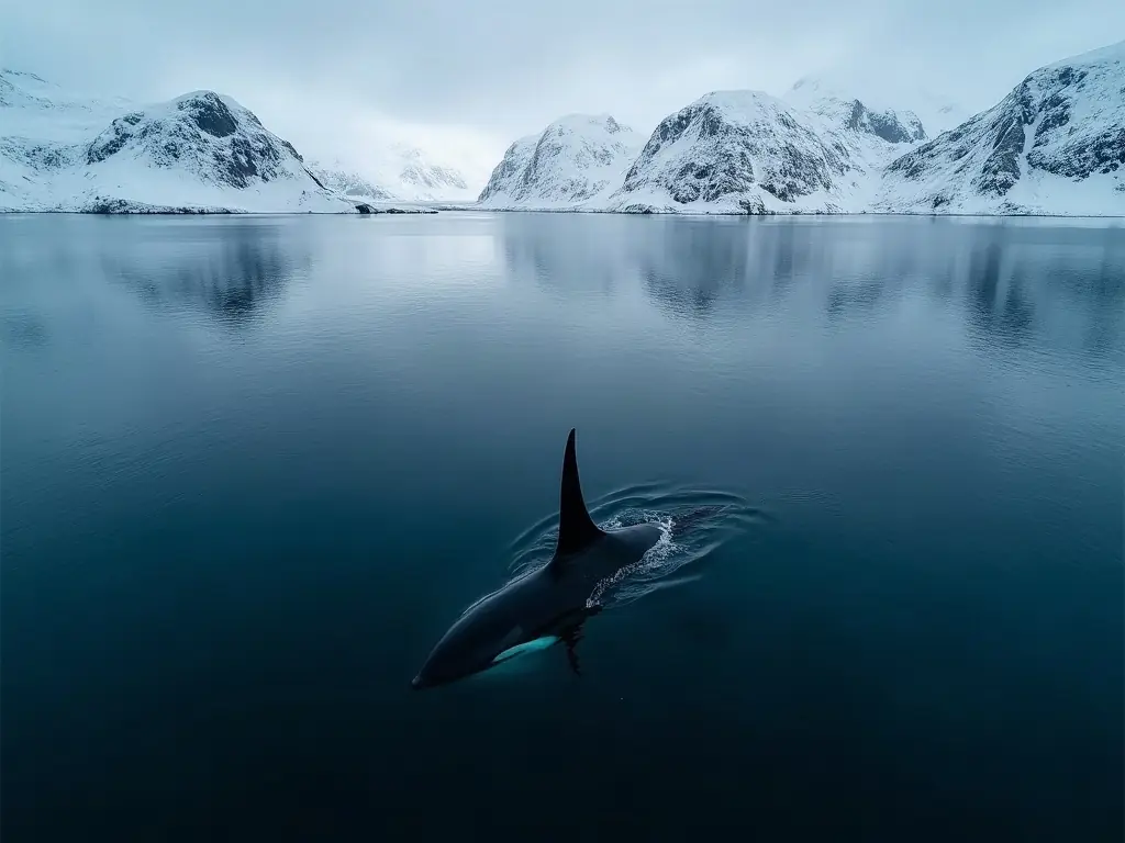 Whale watching in Norway